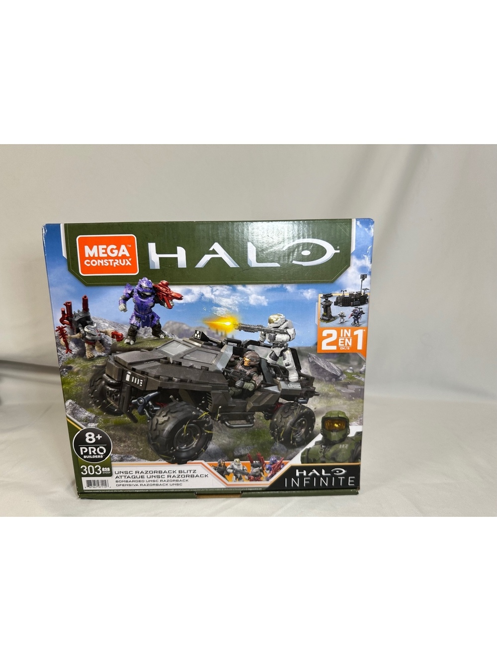 Mega Construx Halo Infinite UNSC Razorback Blitz Building Set - 2 in 1